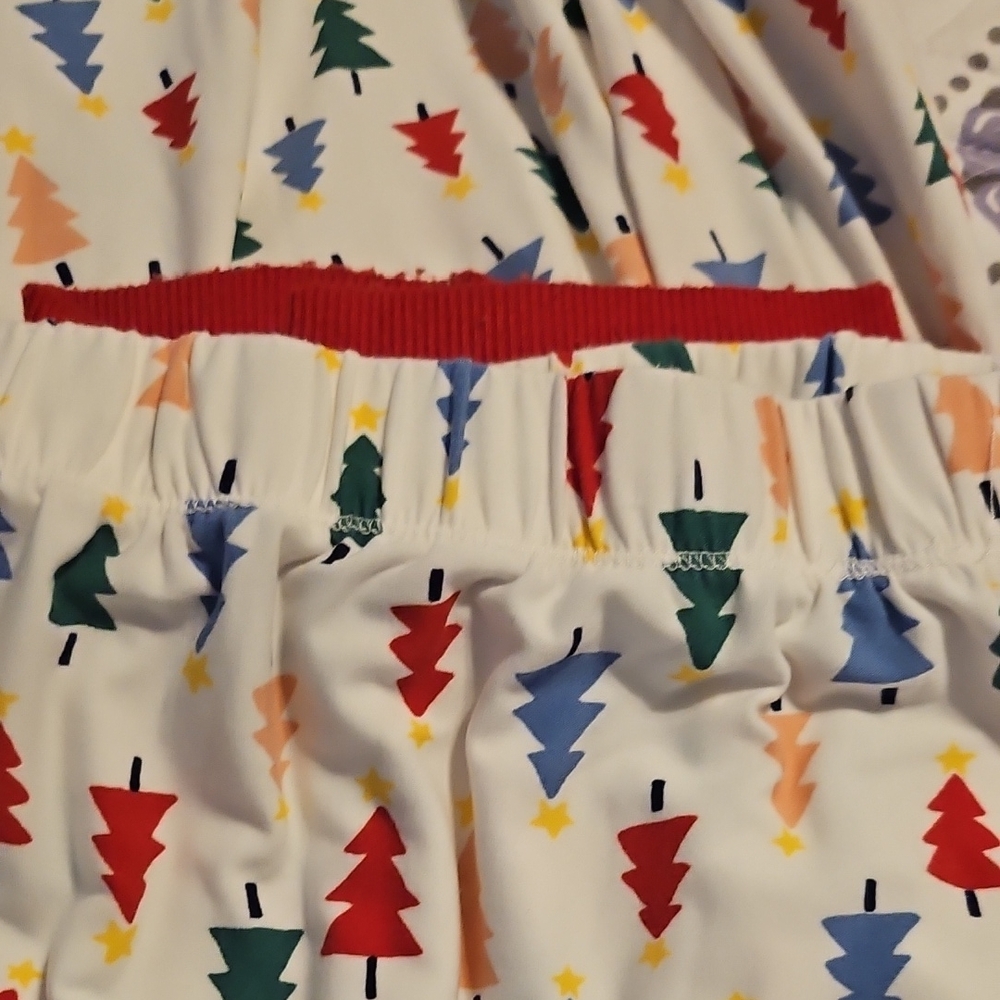 Derek Heart Multicolor Tree Pattern Pajama Set - Picture 3 of 4